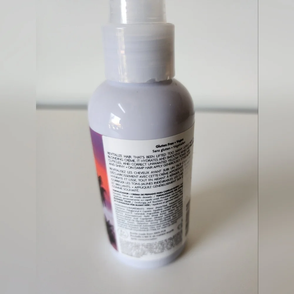 New! R+Co Sunset Blvd Blonde Toning + Styling Cream Size 4.2 oz